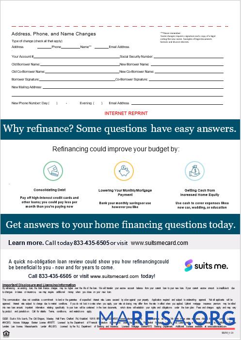 Downloadable United Kingdom Suits Me bank mortgage statement in Word and PDF formats, 3 pages 3 real example